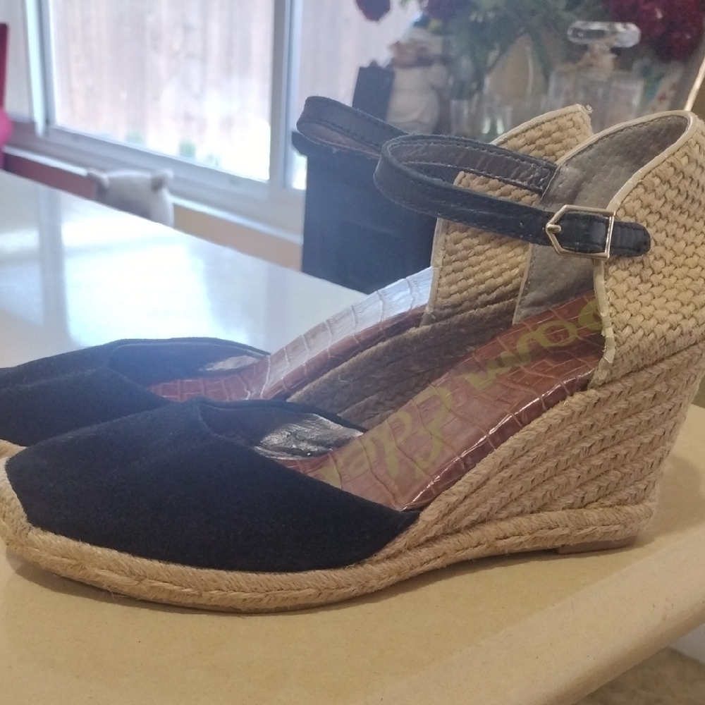 Sam Edelman Wedges In Black